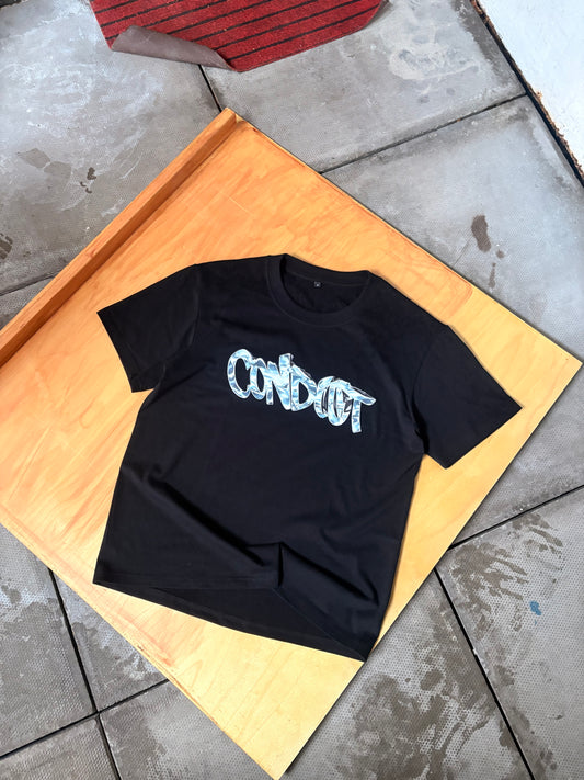 Black conduct tee